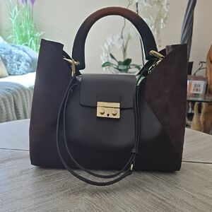 Claudia Firenze Leather Satchel